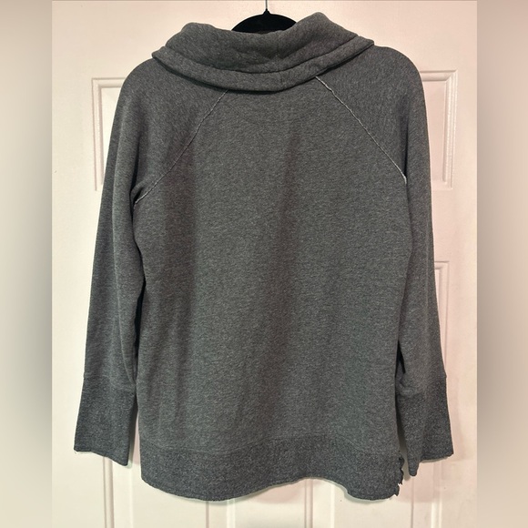 Calvin Klein Performance Women's Sweatshirt Thumb Holes Cowl Neck Gray Size‎ - Picture 6 of 12